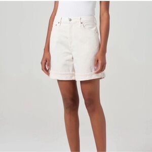 NWT Agolde Dame High Rise Jean Shorts